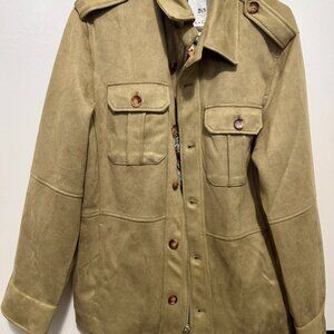 Robert Graham Vegan Suede Utility Jacket